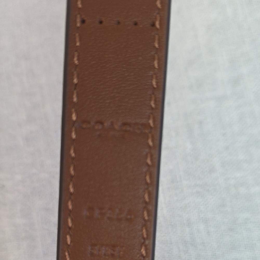 Coach Eliza Leather Belt NWT - Picture 7 of 9